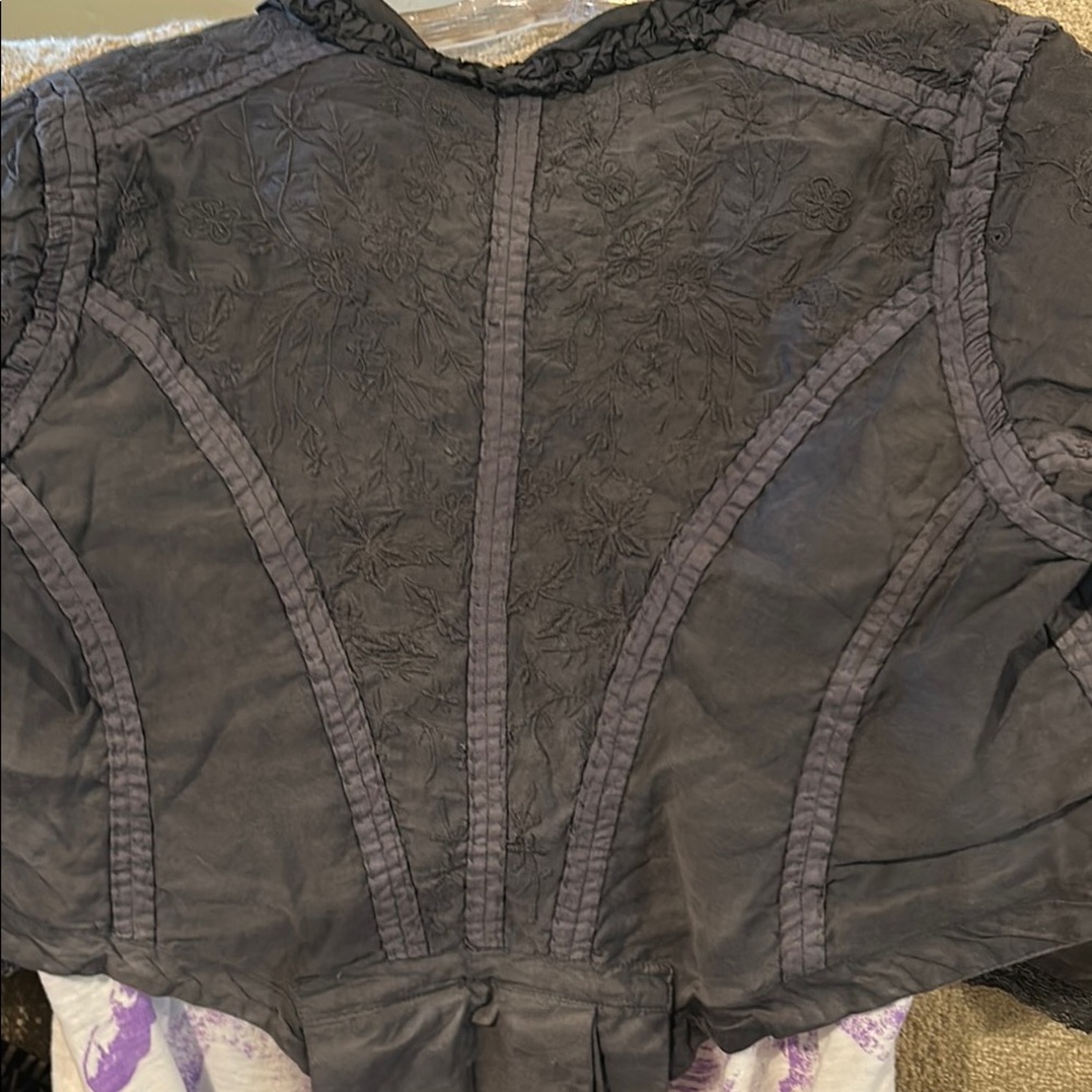Magnolia Pearl Charcoal Embroidered Jacket DO NOT BUY YET - Picture 6 of 10